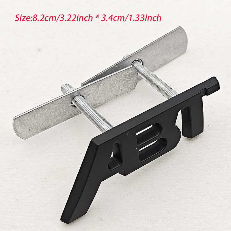3D Metal Logo ABT Emblem Car Trunk Front Grille Badge For T6 S5 RS7 C8 Q8 RS6 SQ5 Q5 Q7 RS4 A3 8V A6 ABT Sticker Accessories