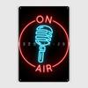 On Air Neon Sign Metal Sign Wall Mural Mural Designing Poster Tin Sign Posters