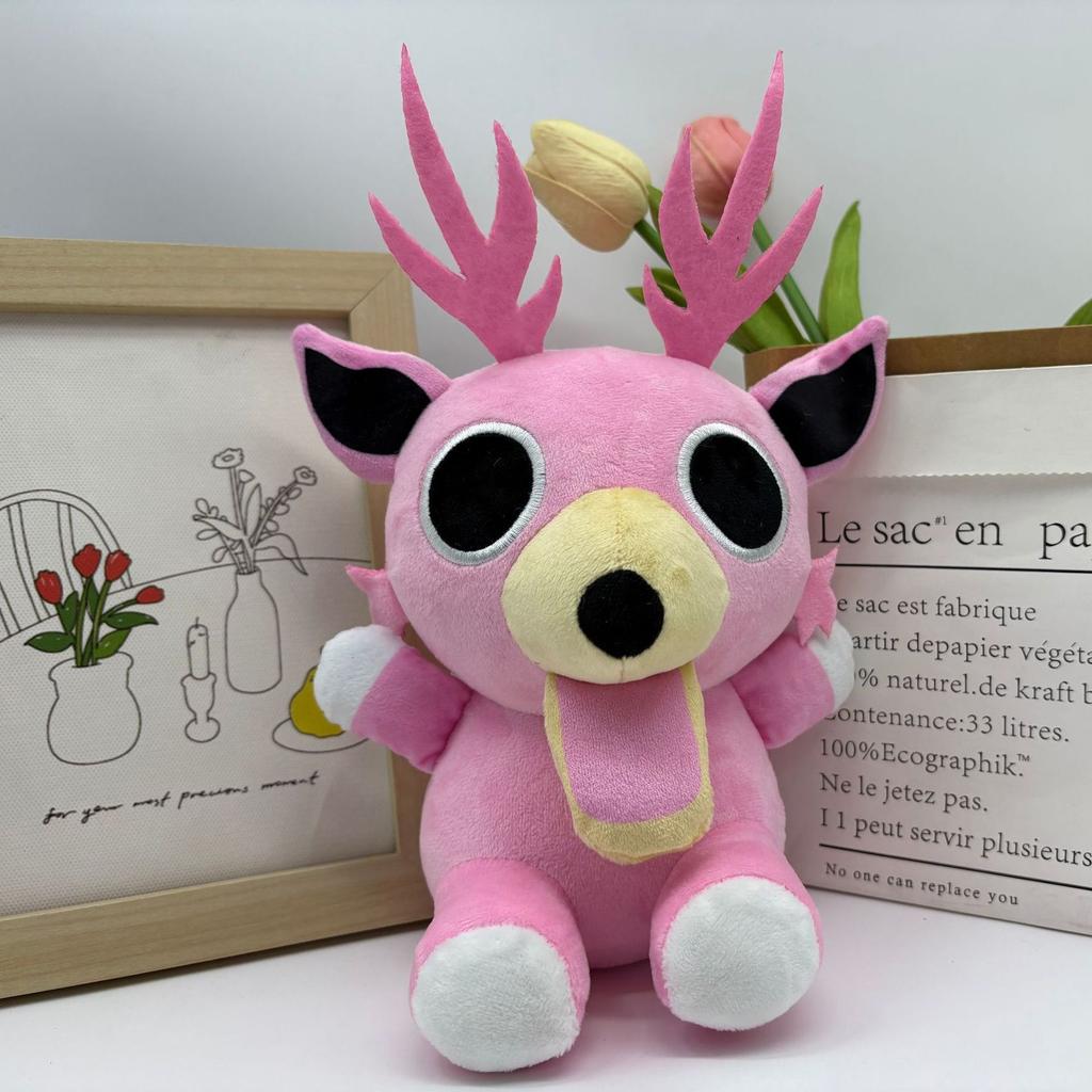 2026 New 99 Nights In The Forest Plush Game Merchandise Brown Stand And Sit Elk Deer White Owl Stuffed Doll Pillow For Kid Gifts