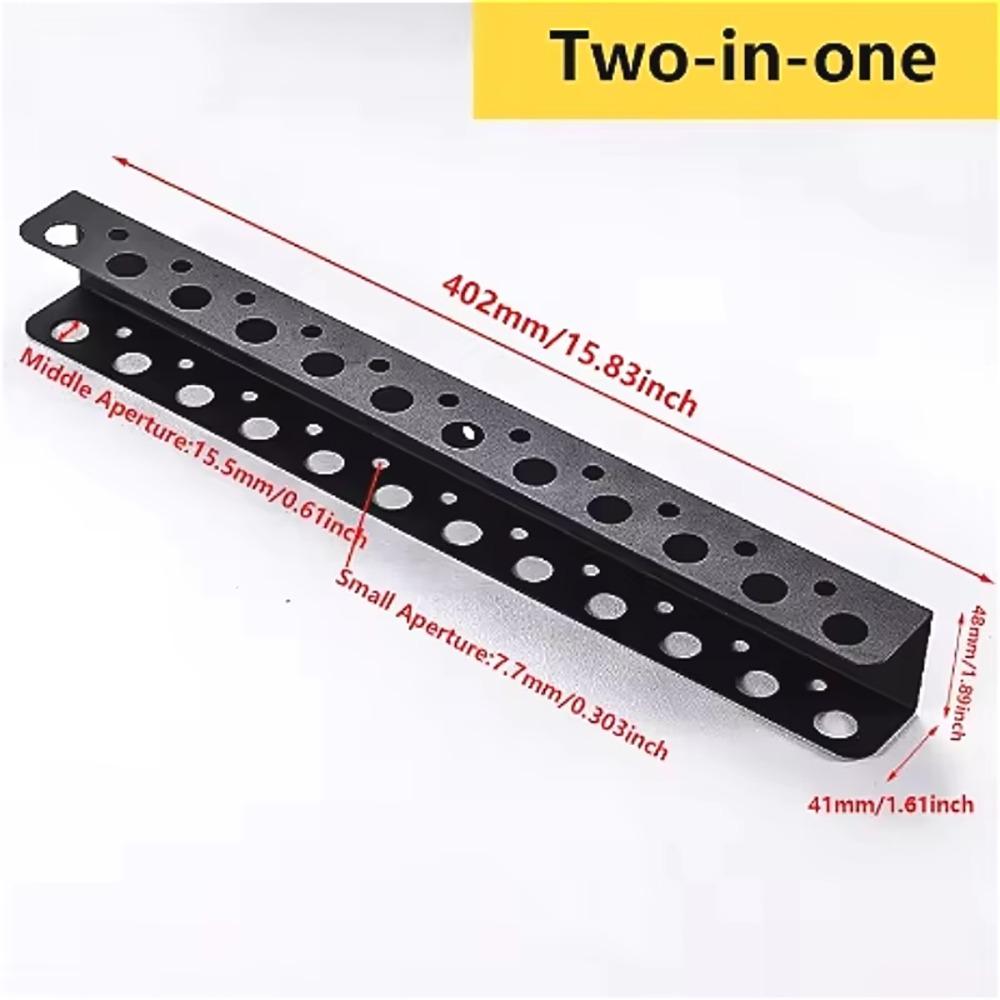 1Pcs Workshop Accessory Pliers Holder Hammer Plier Wall Mounted Screwdriver Wall Rack Hand Tool Steel Tool Storage Organizer