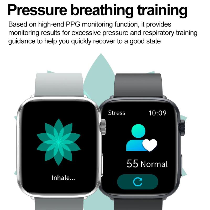 2025 Nové chytré hodinky pro zdraví krevního tlaku s NFC Muži 24hodinový srdeční tep Bluetooth hovory AI Diagnostika Chytré hodinky pro IOS Android