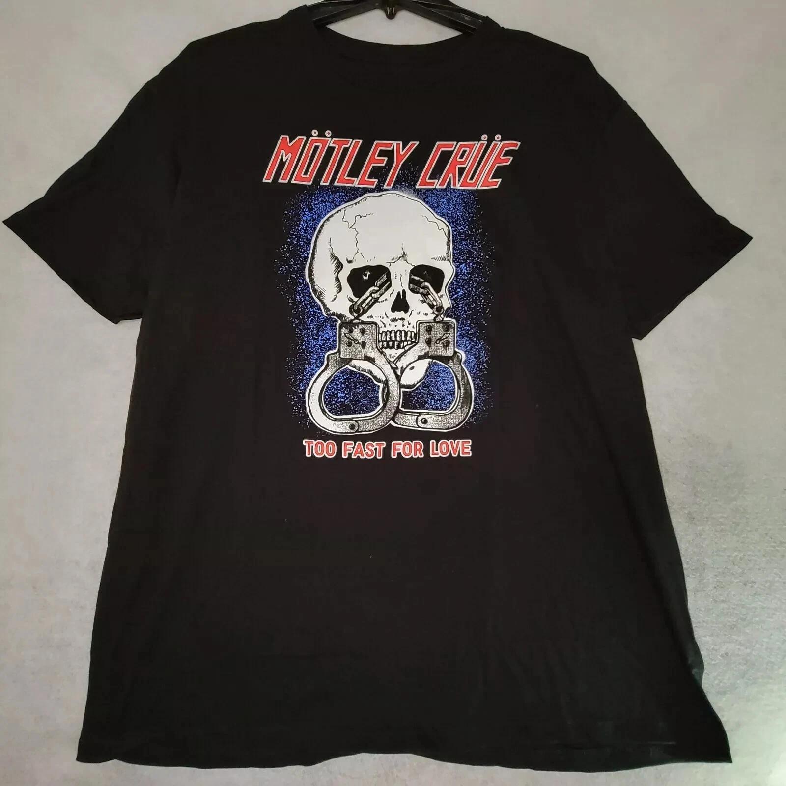 

Motley Crue Shirt Mens Medium M Black Skull Heavy Metal Rock Music Concert NWT S