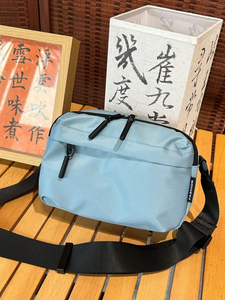 Versatile Japanese-Style Lightweight Multi-Compartment Crossbody Bag for Men & Women