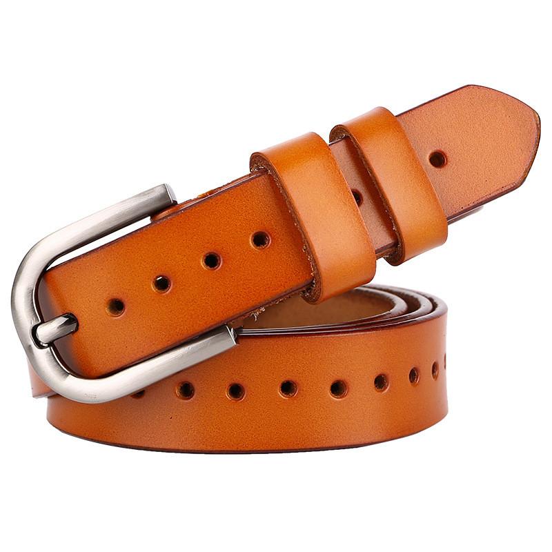 Highquality Leather Belt For Women With Alloy Pin Buckle For Daily Work And Outfits