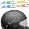 4/1 stücke Auto Aufkleber Laser Reflektierende Limited Edition Kreative Aufkleber Motorrad Vinyl Dekoration Helm Personalisierte DIY Aufkleber