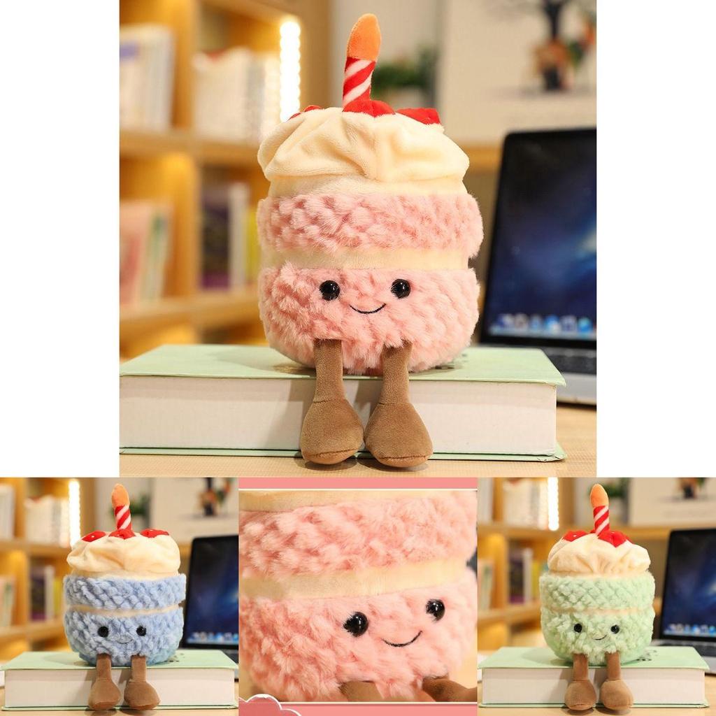Adorable 28cm Jellycat Birthday Cake Doll Plush Toy