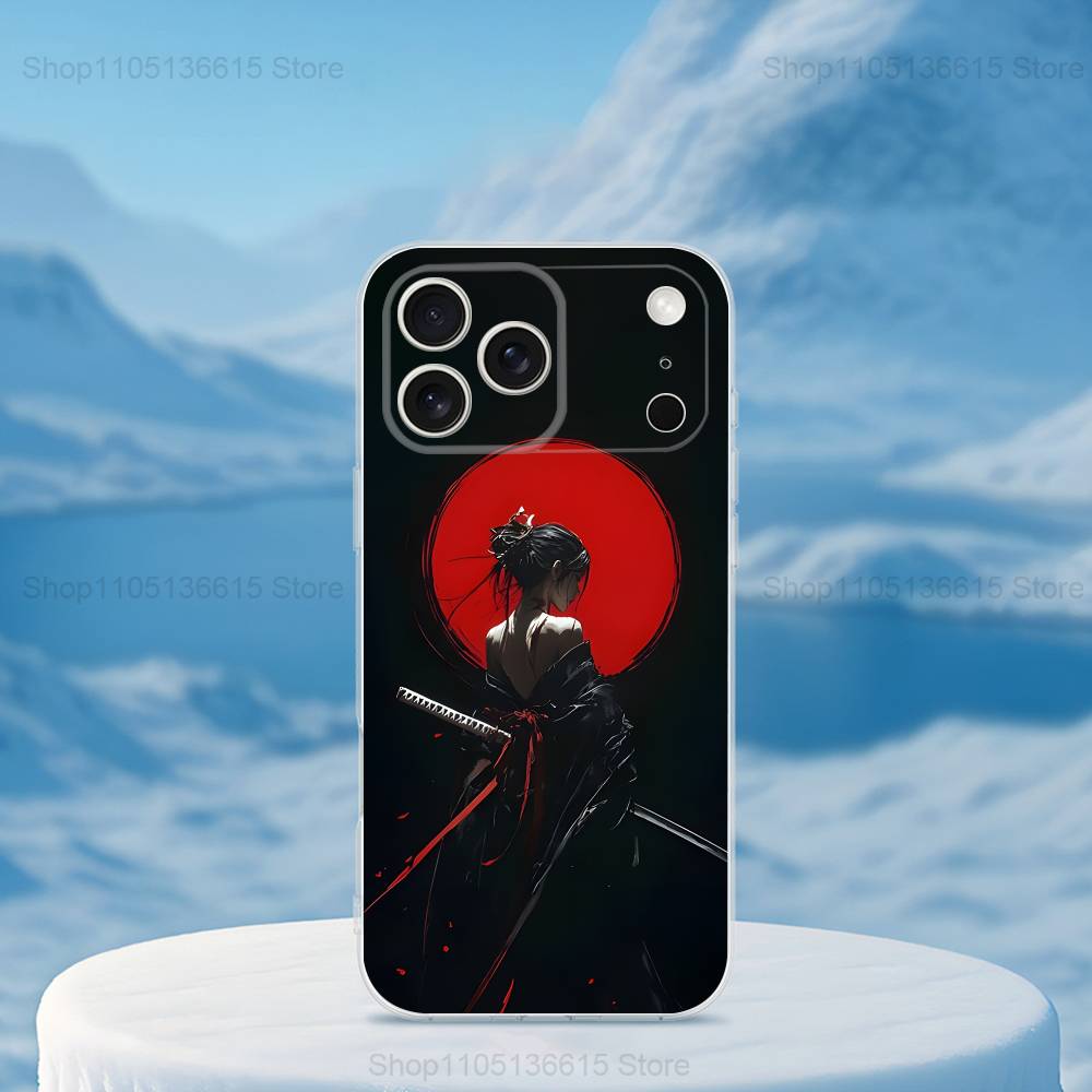 

Cool Art Warrior Woman For iPhone 12,Mini,16,X,17,Plus,11,Max,13,XR,15,Pro,14,SE,XS,Transparent Soft Cover Case iPhone16