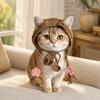 Funny Puppy Kittens Knitted Hat Handmade Pets Party Cosplay Headwear Fashion Cat Accessories  Party