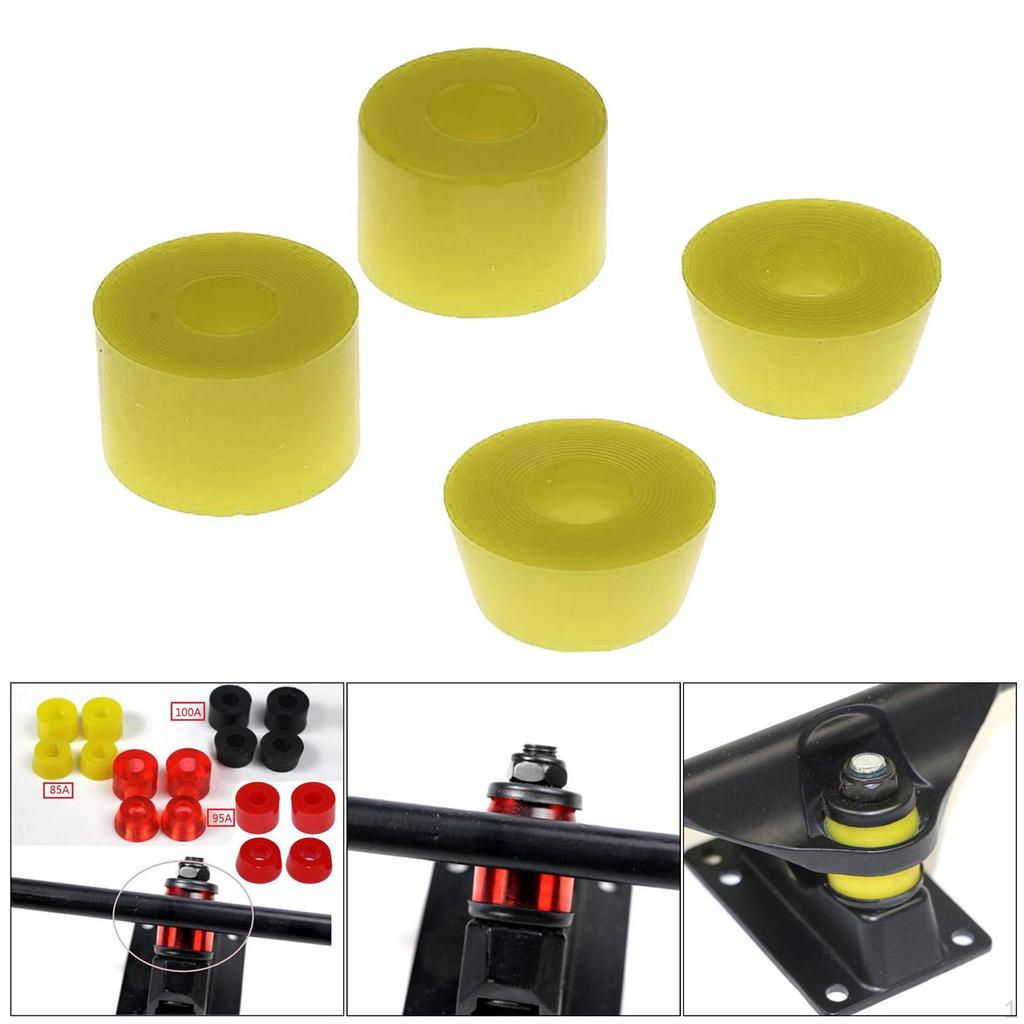 /Sada univerzálních podvozků pro skateboard PU - Válec 85a/95a/100a Včetně pouzder/ Šálků/Matic atd.