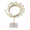 Abstract Sculpture Luxurious Modern Metal Ornament Hand Made Tabletop Decoration for Offices Living Rooms Studies