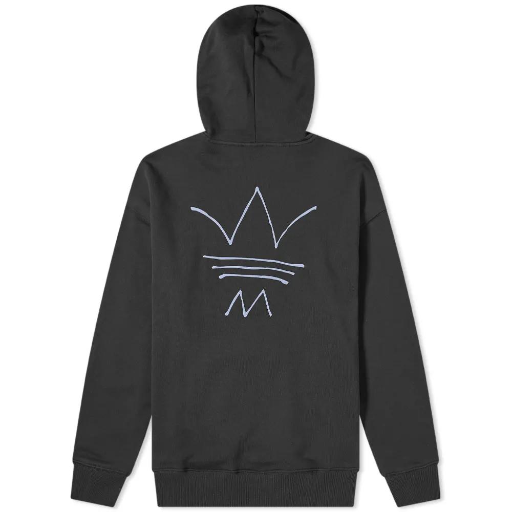 

Толстовка с капюшоном и вышитым логотипом Adidas Originals Trefoil, мужская, черная, GN3308 S
