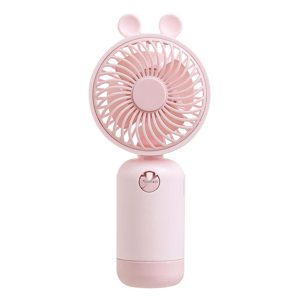 Portable Fresh Style USB Rechargeable Mini Handheld Fan with Three-Speed Settings for Students