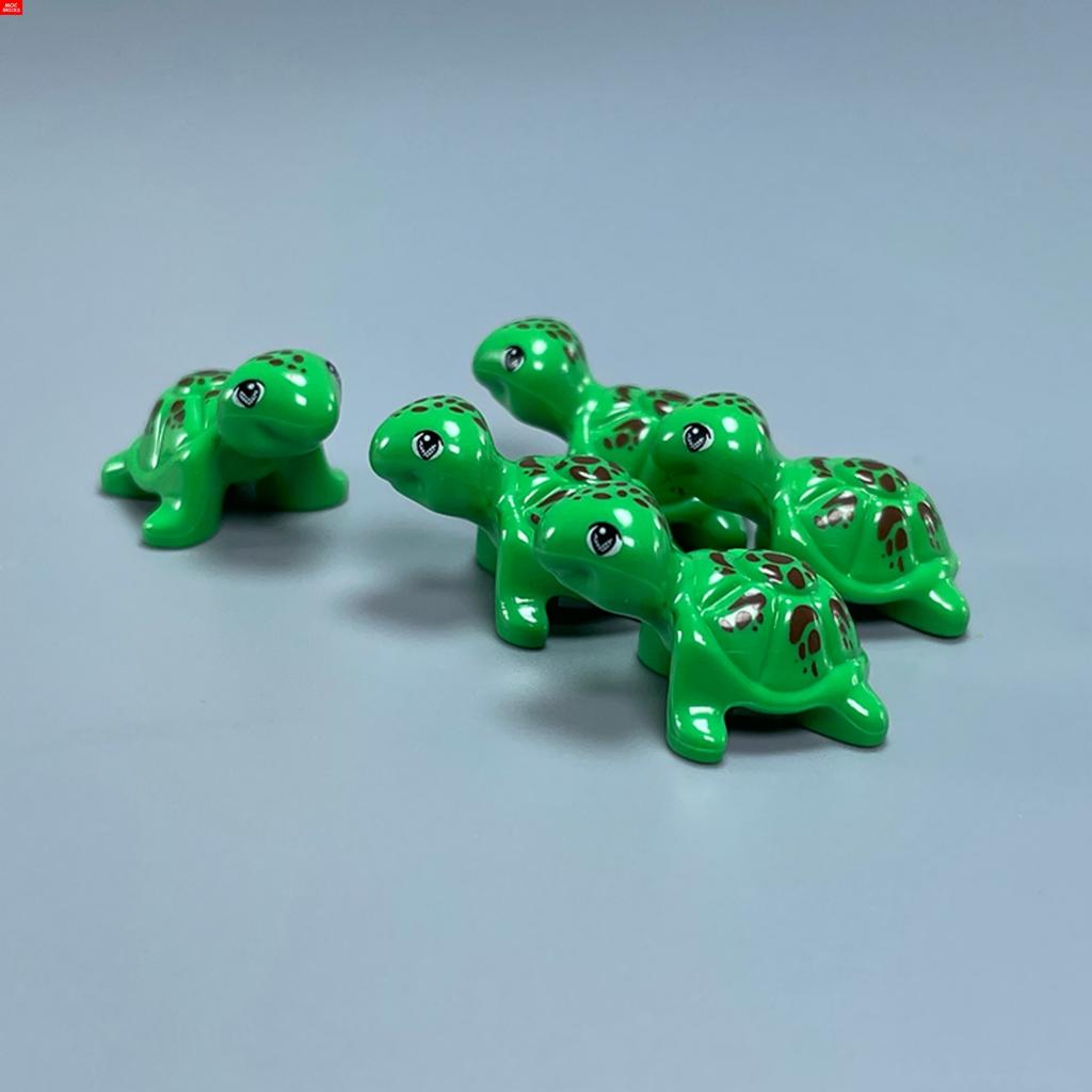 Custom Creation Bricks sea lion Seal dolphin turtle clownfish 15679pb01 16765pb01 Animals Manta Ray Educatinal Constructing Cubes Kids Toysets