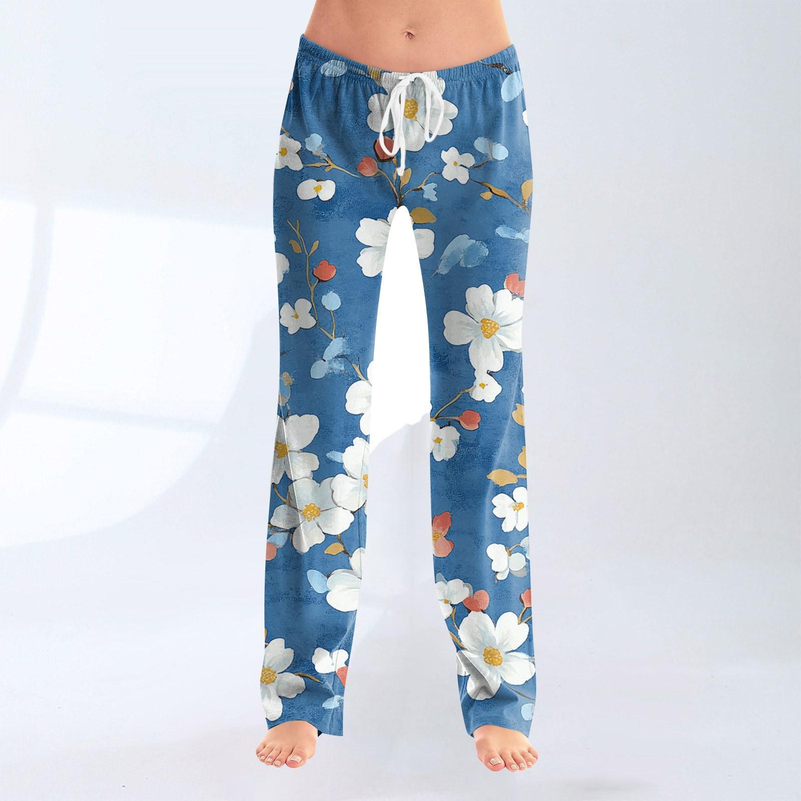 

Женские модные свободные повседневные брюки с принтом банта M