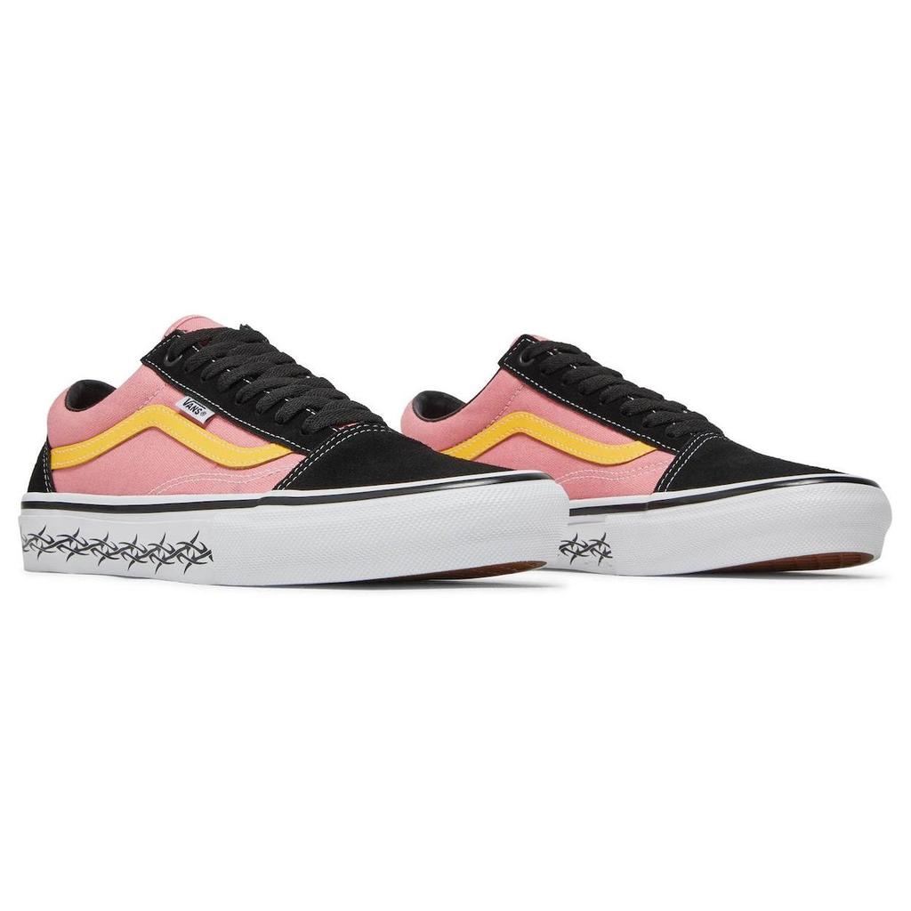 Supreme X Vans Old Skool Barbed Wire - Pink Unisex Sneakers Black VN0A5KRXB9P
