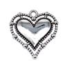Charms Peach Heart-shaped Love Pendants Vintage Jewelry Supplies ZC094