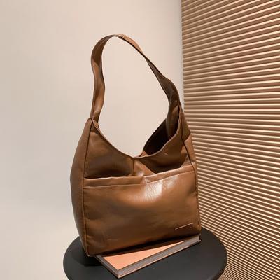 Retro Lazy Wind One Shoulder Underarm Bag Women's Winter 2025 New Trend Fashion Texture Casual Simple Bag