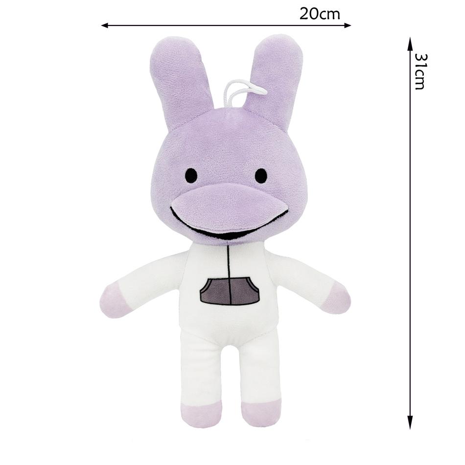 Anime Pet Hospital Pink Rabbit Glasses Blue Dog Cartoon16Pcs Plush Toy Medical Staff Animal Trendy Game Peripheral Gift In Stock