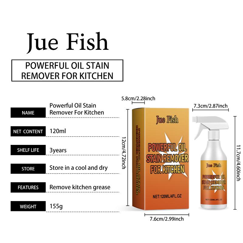 Cooktops Oil Stain Cleaner Foam Powerful Grease Remover Multi Surface Kitchen Degreaser for Range Hood Ovens Grills