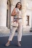 Torba damska PTN Forsycja-1306 Ecru-Brown