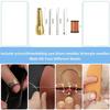 Diy Leather Sewing Awl Needle With Copper Handle Set Leather Sewing Kit Leather Canvas Tent Shoes Repairing Tool W/Nylon Thread