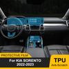 TPU Schutzfolie für den Innenraum des Autos für Kia Sorento 2026 2026 Kratzfest Navigations-Mittelkonsole Armaturenbrett Vorgeschnitten PPF Abdeckung