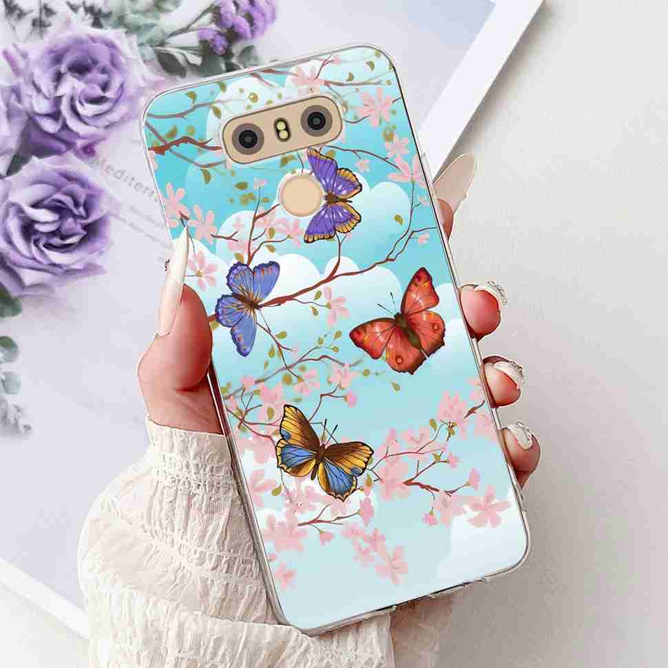 Para LG G6+ 5.7" Funda Diseño de Moda Patrones Silicona Suave TPU Cubierta Para LG G6+Plus LG G6 H870 H873 Fundas de Teléfono Resistentes a Golpes