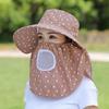 Women's Wide Brim Sun Hat for Summer – Offers Face and Neck Protection, Ideal for Outdoor Activities like Cycling and Farm Work.