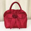 Large handbag Hanfu women's bag sweet flower wedding gift handbag boutique Lolita bow women's bag