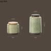 Retro Creative Ceramic Tea Caddies Sealing Jar Tea Storage Jar Tea Table Storage Decoration Household Ceramic Storage Container