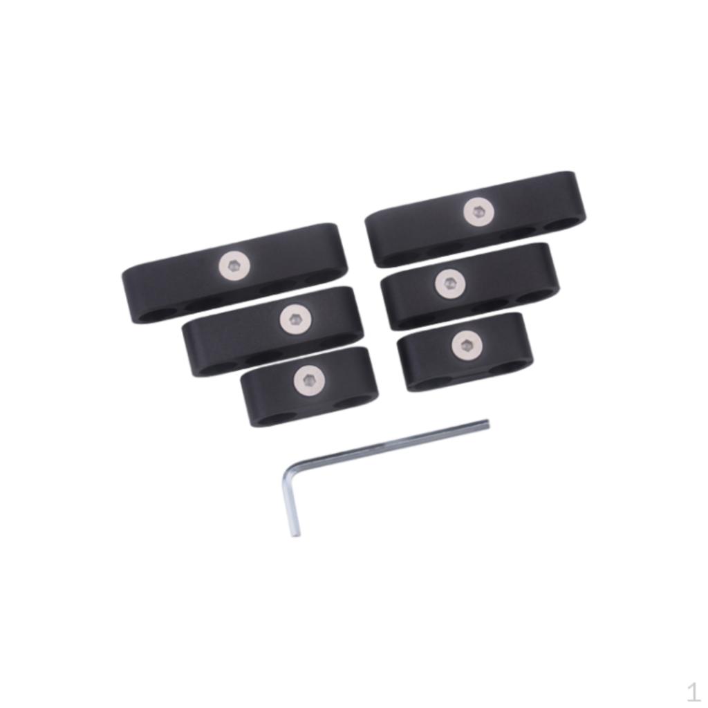 6x Engine Spark Plug Wire Separators Dividers Looms Easy to Install Accessories Durable High