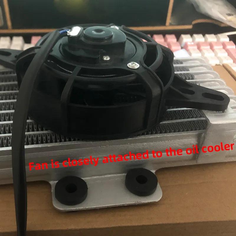 Motorcycle & ATV Oil Cooler Kit: Engine Radiator with Fan for 125CC-250CC