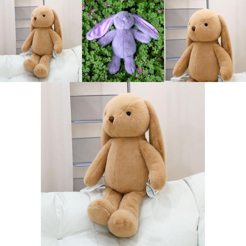Cute Multi-color Cartoon Long Eared Rabbit Plush Toy Doll For Kids And Girls Comfort Gift