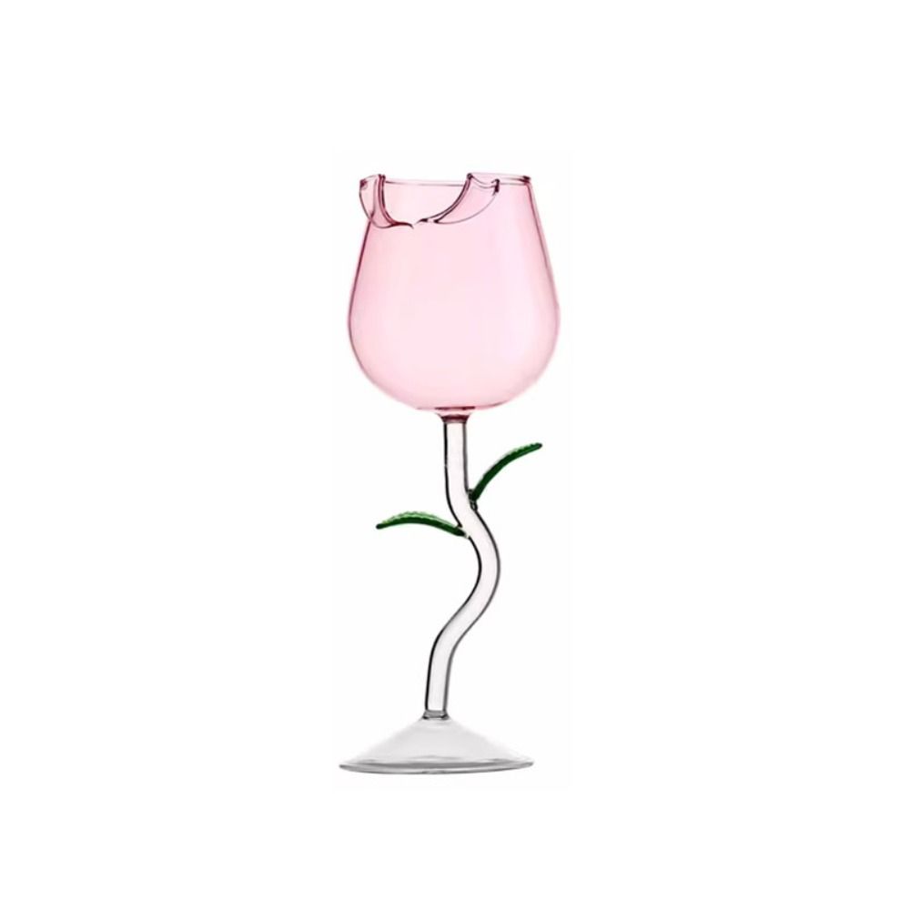 150/280ml Rose Wine Glass Glassware Cocktail Glasses Cup Rose Wine Goblet Valentine's Day