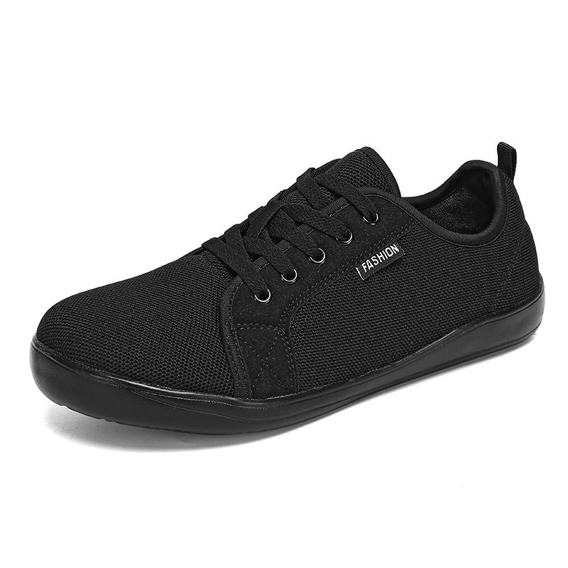 Fashion Large Size Breathable Mesh Shoes Men's Women's New Sneakers Wide Barefoot Shoes Flat Casual Shoes Soft