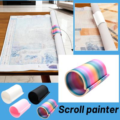 Canvas Roll Holder, Canvas Roll Support, Roll Holder To Prevent Rolling, Diamond Roll Storage Ring, Art Accessories, 3D Printing