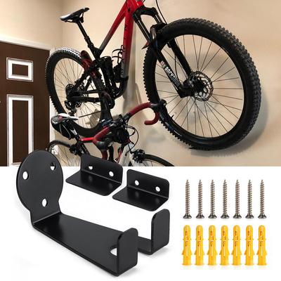 Bicycle Wall Mounted Hanger Heavy Duty Bike Holder Rack Bicycle Pedal Display Hanger MTB Bike Wall Mount Rack for Mountain Bike