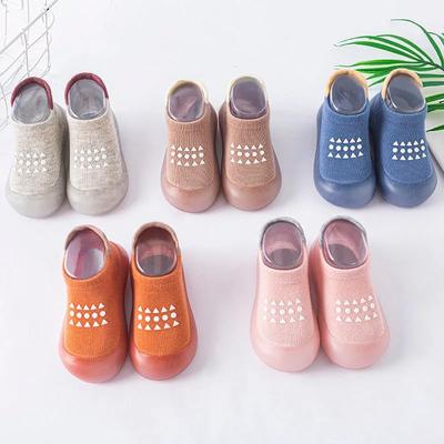 Sommer Neue Gekämmte Baumwolle Rutschfest und Atmungsaktiv Kinder Weichsohlenschuhe Baby Lauflernschuhe Mesh-Oberfläche Baby Bodensocken