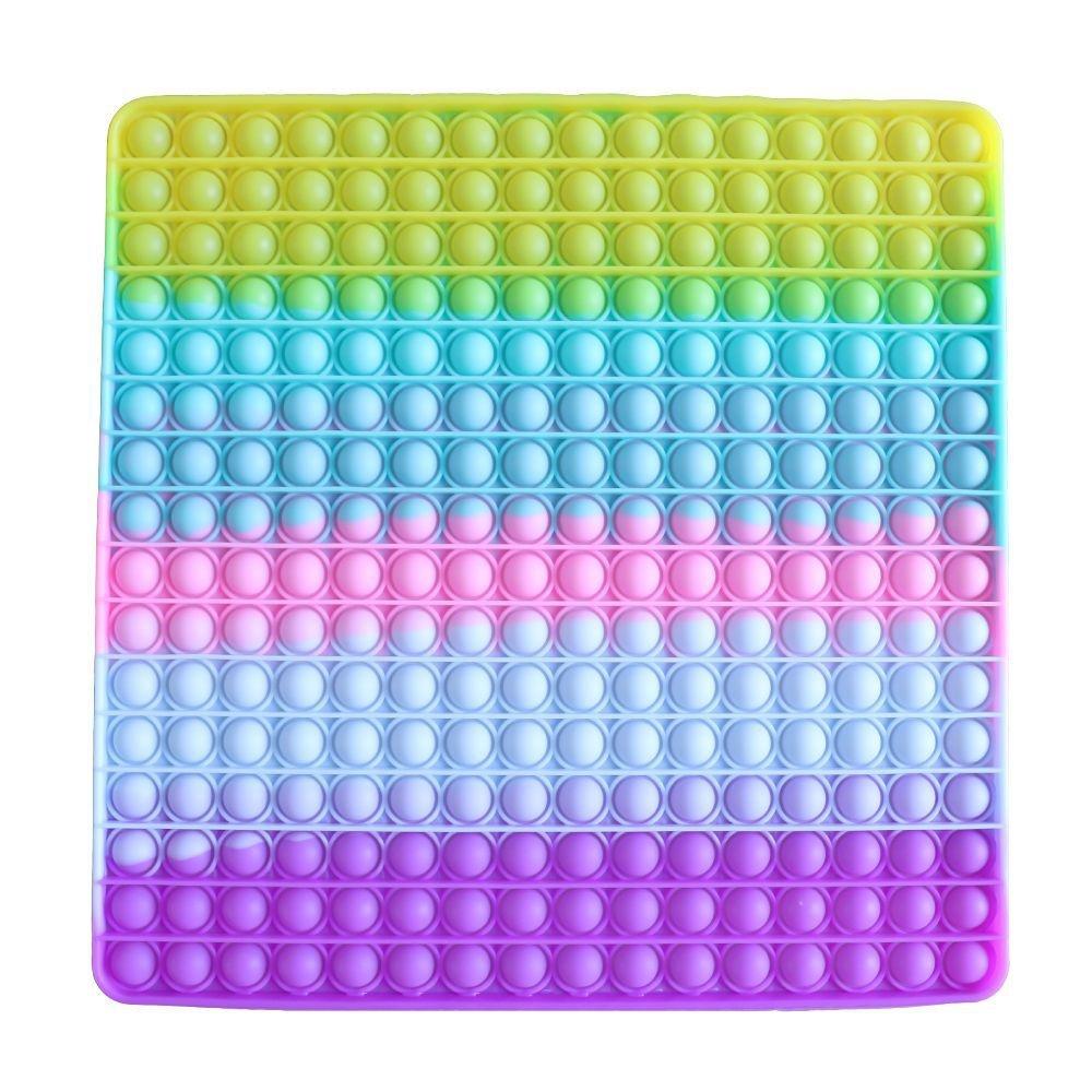 Giant Pop Fidget Toys Square Penguin Simple Dimple Big Rainbow Bubble Big Xxl Dimple Antistress Toy Stress Toy Children Gift