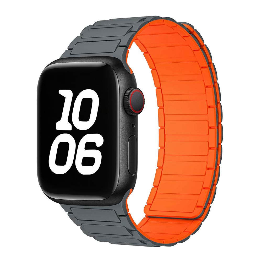 Magnetic Loop For Watch Bands 44mm 40mm 49mm 45mm 41mm 38mm Silicone Bracelet iWatch Series11 10 9 8 7 6 Se Ultra 3 Strap