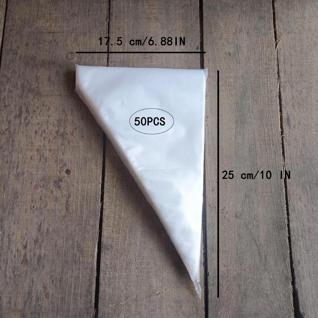 Thickened Disposable Pastry Piping Bags – 10/50/100 Pieces