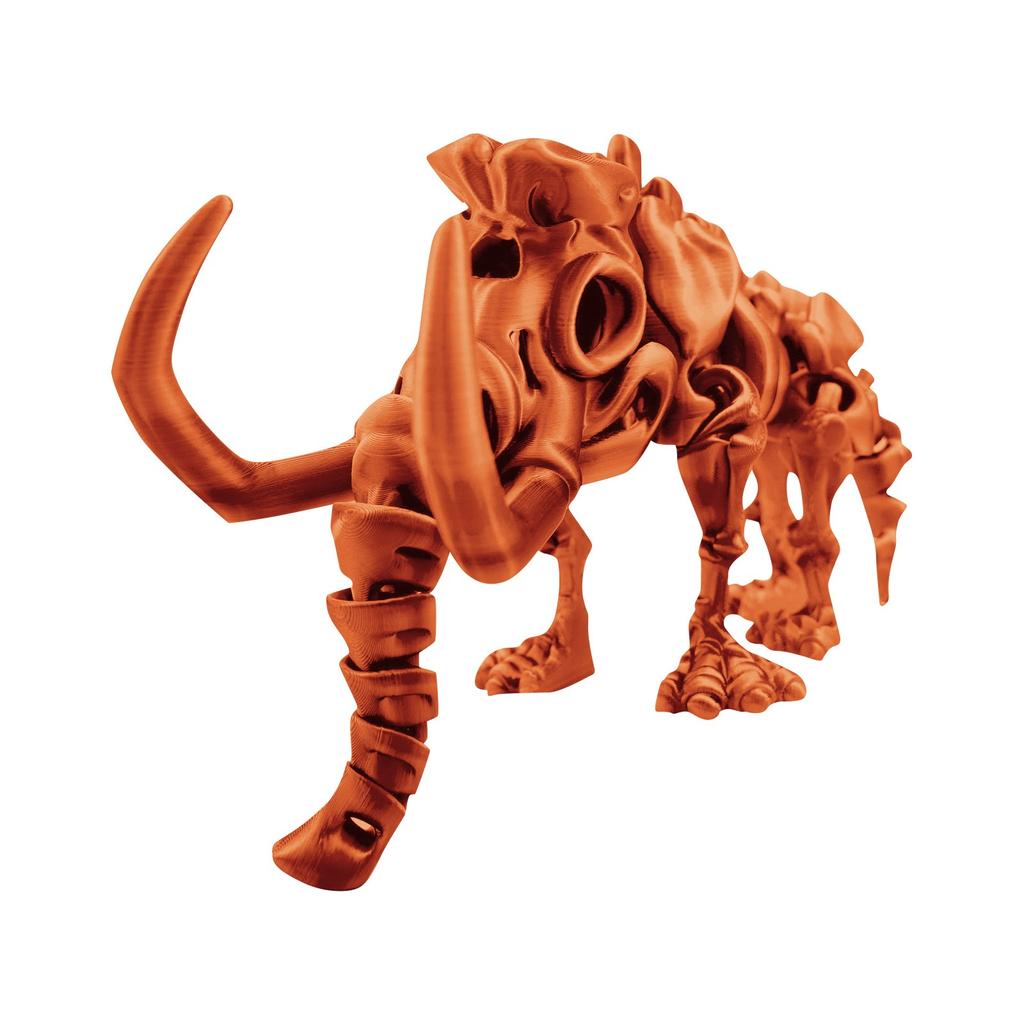 3D Printed Mammoths Figures Toys Model Multi-Jointed Movable Ornament Realistic Animals Decorative Desktop Creative Novelty Toys
