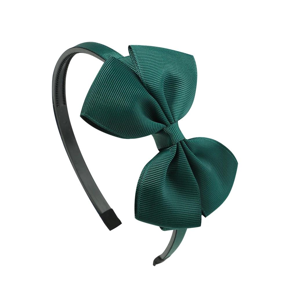 20 Colors Cute Bowknot Baby Girl Hair Band Ribbon Handmade Hair Bows Tiaras Hairbands Headbands Headwear Hair Accessories