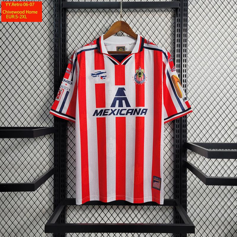 Suministro directo de explosiva retro Cougar Chivas Pachuca ajustada de secado rápido camiseta deportiva de fútbol