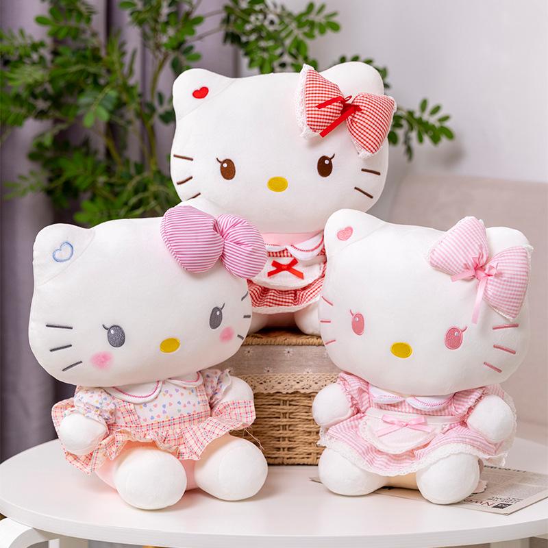 Genuine Hello Kitty Plush Toy - Cute Kitty Cat Doll Gift