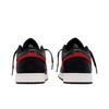 Jordan Air Jordan 1 Sunset C Abrasion Resistant Low top Vintage Basketball Shoes Unisex Black Red 553558-081(Team734-C)