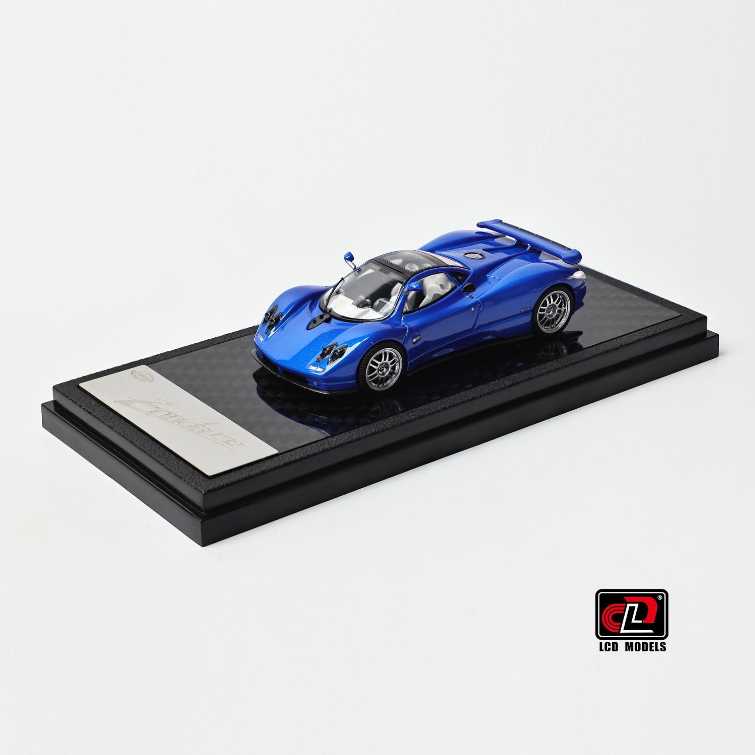 

20205 LCD New Collector s Edition 1:64 Zonda C12 Alloy Supercar Model Pre-sale синий