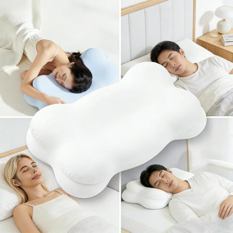 Orthopedic Memory Foam Pillow Ergonomic Sleep Cloud for Neck And Shoulder Pain Relief Suitable for Back And Stomach Sleepers