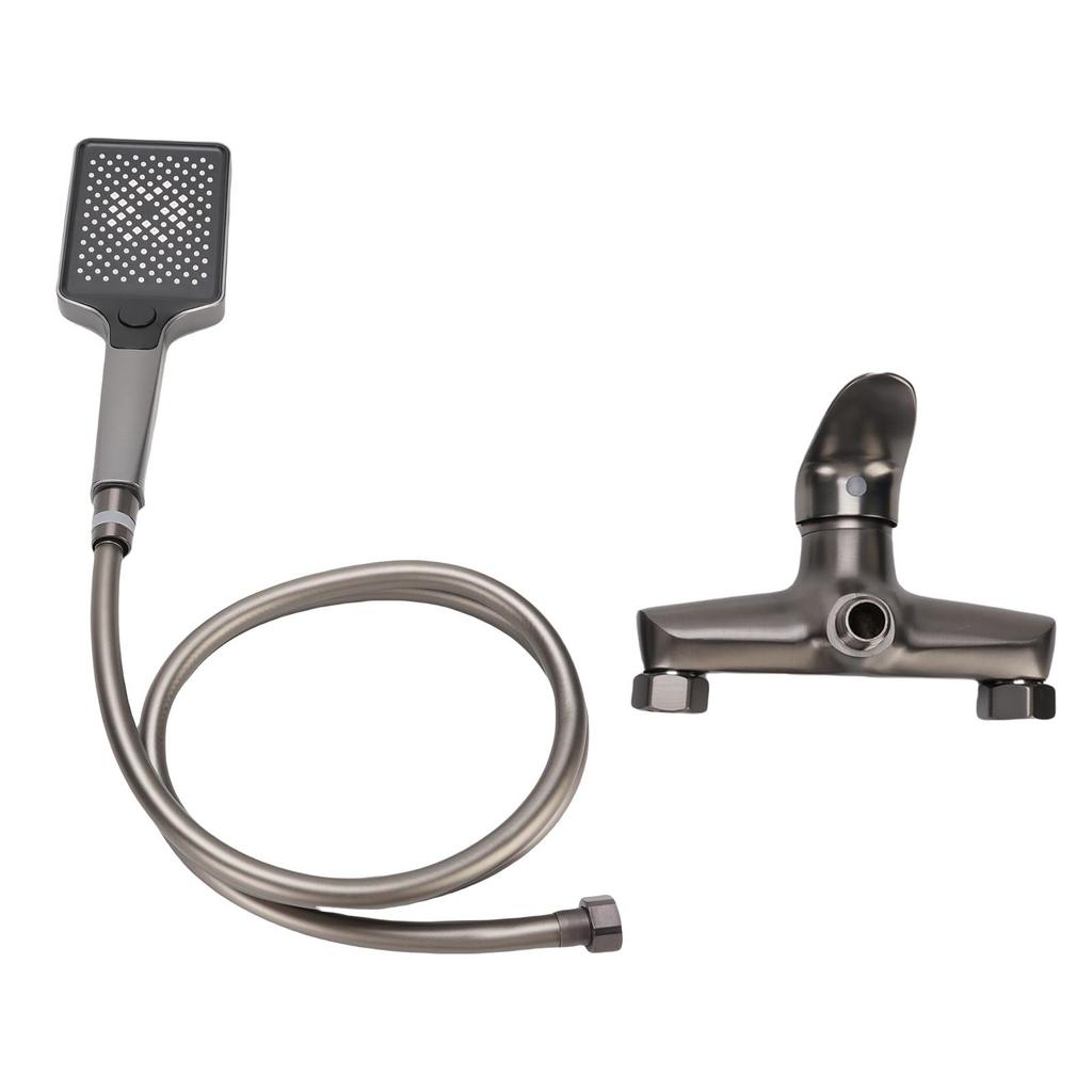 Handheld Shower Head System Kit Copper High Pressure Bathroom Shower Valve Kit with Hose Holder