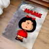 Custom Personalization Mafalda Print Area Rug - Soft, Washable Non-Slip Indoor Mat,Living Room,Home&Office Decorative Rug